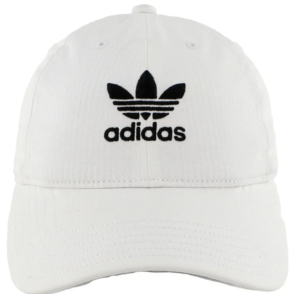 Adidas Originals White Cotton Baseball Cap Youth